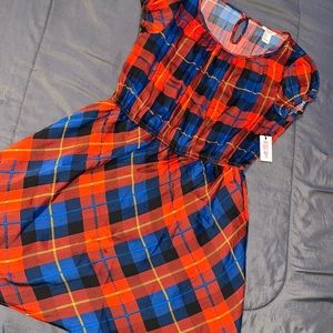 Mini plaid dress